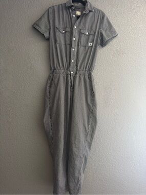 Unisex Standard Issue NYC Jumpsuit/Streetwear Cotton Pockets Short Sleeve Size S